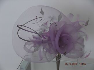 Lilac Fascinator