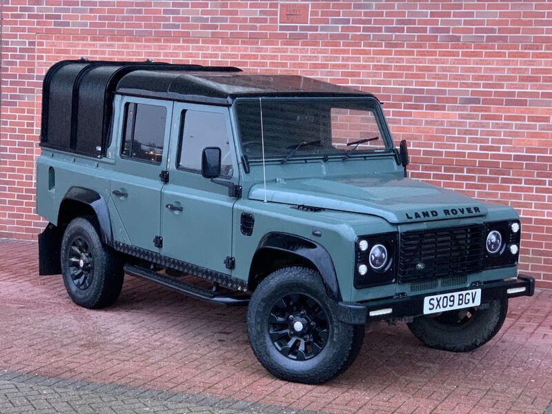 Land Rover Defender 110 2.4 TDi Double Cab 4dr green 2009 For Sale