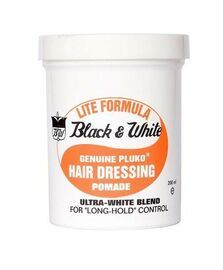 Black And White Hair Dressing Pomade